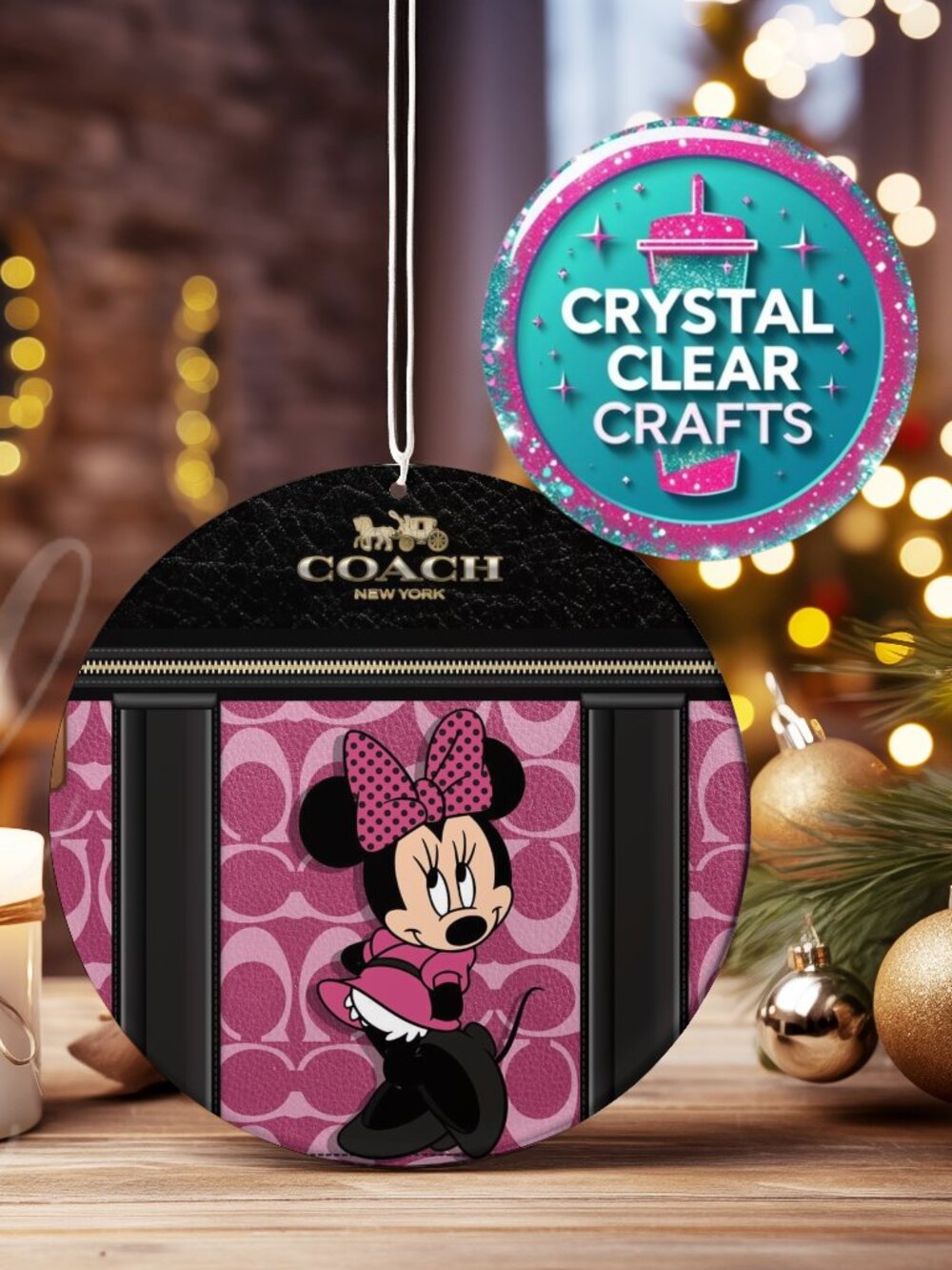 Coach Minnie Mouse Ornament SALE 3 For $19